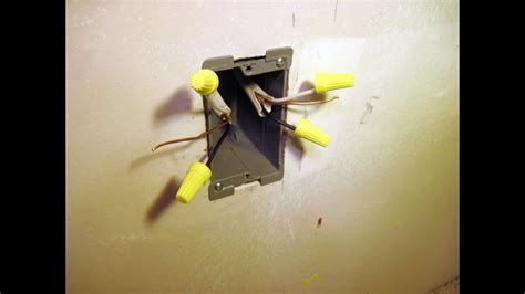 can junction box lay on drywall|are junction boxes legal.